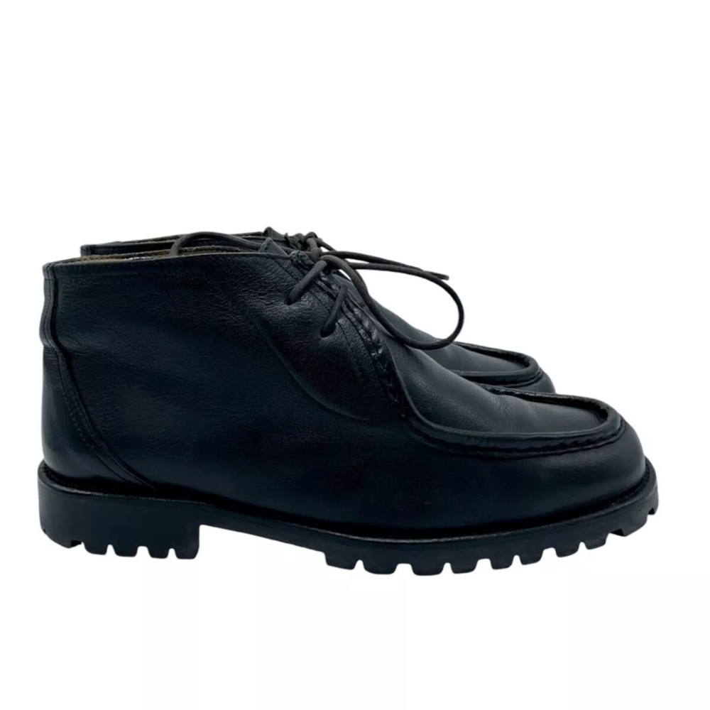 BALLY Chukka Boots Leather Shearling Lining Size 8